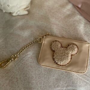 Stoney Clover Lane X Disney Customized Keychain Wallet - Sand